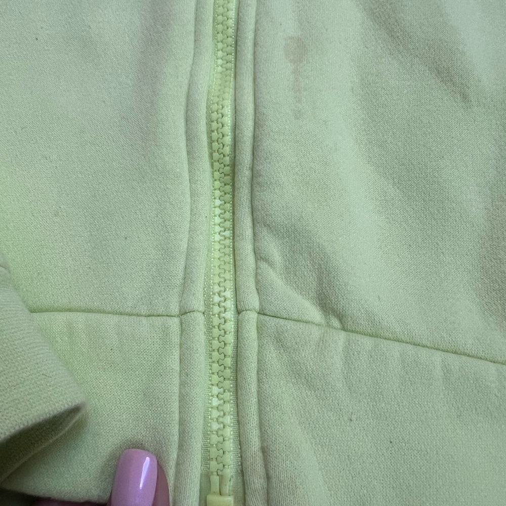 Nike Green Sweatshirt with Hood and Zipper - Picture 3 of 7
